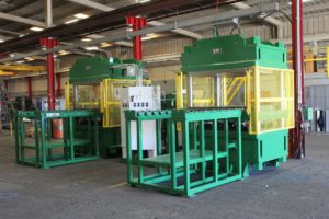 60 x 60 400 Ton Bank of Two Presses with Shuttle
